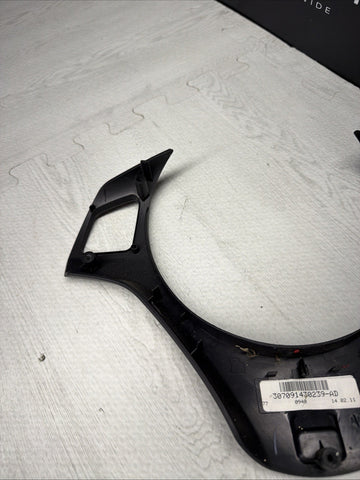08-13 BMW E90 E92 E93 M3 Lower Steering Wheel Trim Cover Plate Black