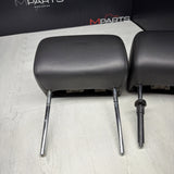 2001-2006 BMW E46 M3 Convertible Black Rear Headrests Head Rests Pair