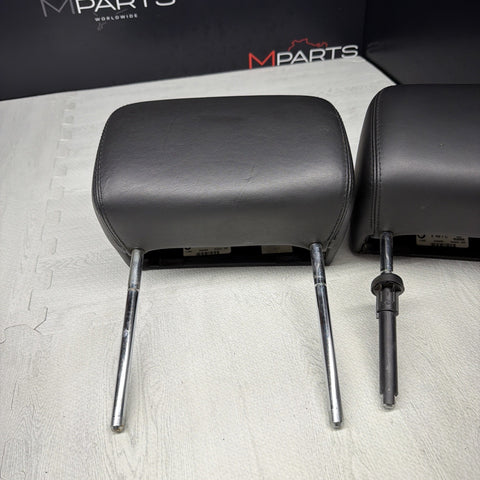 2001-2006 BMW E46 M3 Convertible Black Rear Headrests Head Rests Pair