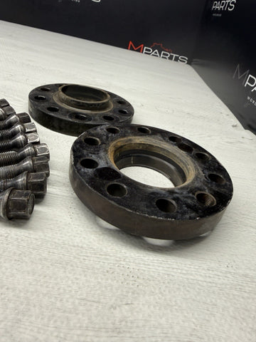 20MM Spacers + Extended Bolts PAIR 5x120 BMW E SERIES