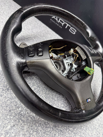 BMW Steering Wheel 01-06 E46 M3 Stock SMG 32342282020 Complete