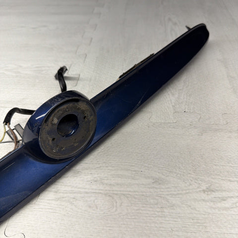 01-06 BMW E46 M3 Convertible Trunk Lid Grip Key Deck Handle Mystic Blue *Cracks*