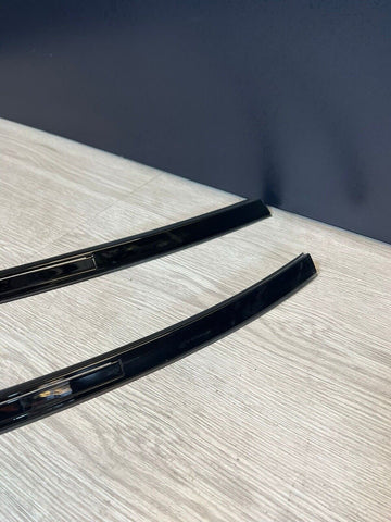 Original 08-13 BMW E92 M3 Coupe Roof Rails Mouldings Pair 51138045379