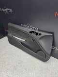 01-06 BMW E46 M3 FRONT DRIVER LEFT SIDE DOOR PANEL CARD BLACK OEM