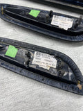 01-06 BMW E46 M3 Convertible Door Arm Rest Armrest Pads Black *4 Broken Tabs