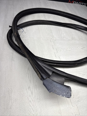 BMW E46 M3 01-06 Right Passenger Side Door Weather Strip Seal Black OEM