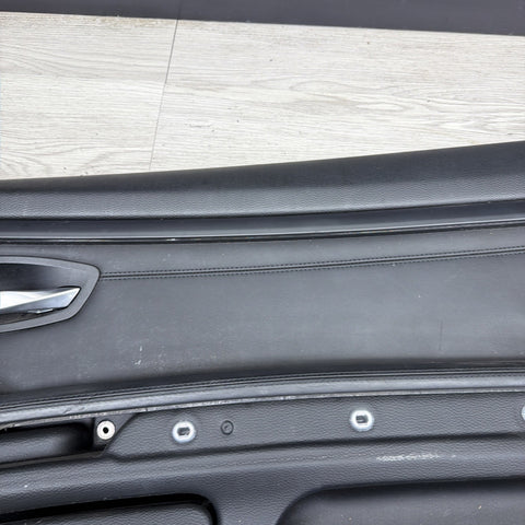 08-13 BMW E92 M3 Original Black Interior Front Right Passenger Door Card Panel