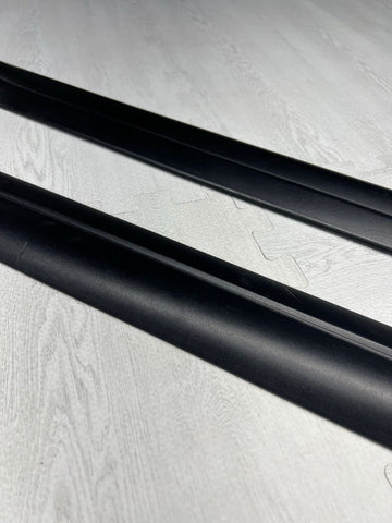 00-06 BMW E46 325 330 M3 COUPE DOOR SILLS BLACK 8239965