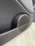 01-06 BMW E46 M3 FRONT DRIVER LEFT SIDE DOOR PANEL CARD BLACK OEM *Scratch*