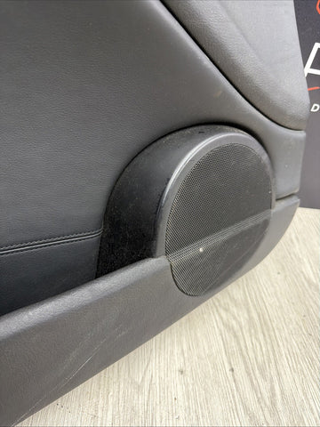 01-06 BMW E46 M3 FRONT DRIVER LEFT SIDE DOOR PANEL CARD BLACK OEM *Scratch*