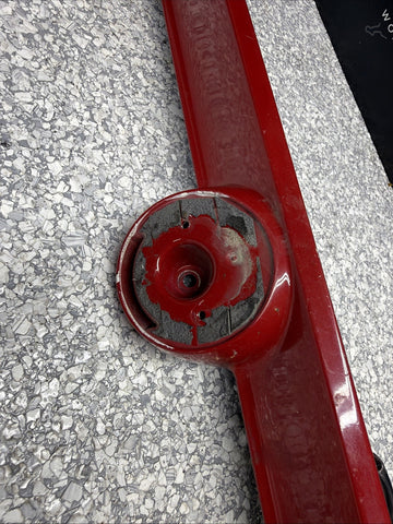 01-06 BMW E46 M3 Convertible Trunk Lid Grip Key Deck Handle Imola Red *Crack*
