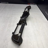 01-06 BMW E46 CONVERTIBLE REAR SEAT ROLLOVER BAR TRIM COVER 8204279 OEM BLACK