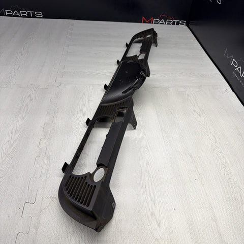 01-06 BMW E46 CONVERTIBLE REAR SEAT ROLLOVER BAR TRIM COVER 8204279 OEM BLACK