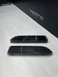 01-06 BMW E46 M3 Fender Vent Grilles Grills Trims Chrome OEM No Emblems