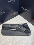 01-06 BMW E46 M3 DRIVER LEFT SIDE DOOR PANEL CARD BLACK OEM *Notes*