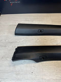 DOOR PANEL BLACK UPPER TRIMS REAR BMW 14-20 F33 F83 M4 OEM