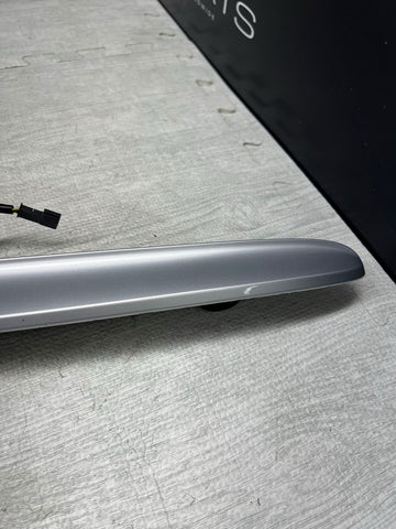 01-06 BMW E46 M3 Convertible Trunk Lid Grip Key Deck Handle Titanium Silver
