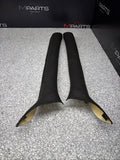 01-06 BMW E46 M3 Coupe Front A Pillars Black Original OEM Pair *Notes