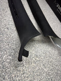 01-06 BMW E46 M3 Coupe Front A Pillars Black Original OEM Pair *Notes*