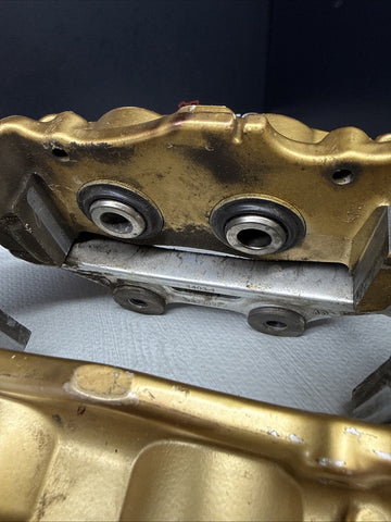 BMW 15-20 F80 F82 F83 M3 M4 CARBON CERAMIC BRAKE CALIPER GOLD FRONT LEFT