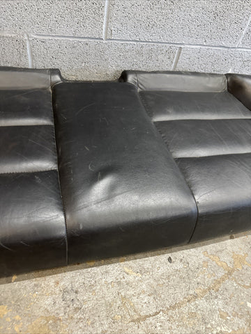 94-99 BMW E36 M3 Coupe Rear Back Seats Vaders Black Leather Bench