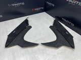 06-10 BMW E60 M5 5 SERIES SEDAN REAR INTERIOR C PILLARS PANELS OEM ALCANTARA