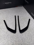 OEM BMW 20-27 F96 X6M REAR BLACK WINDOW TRIMS MOLDINGS OEM 7446222