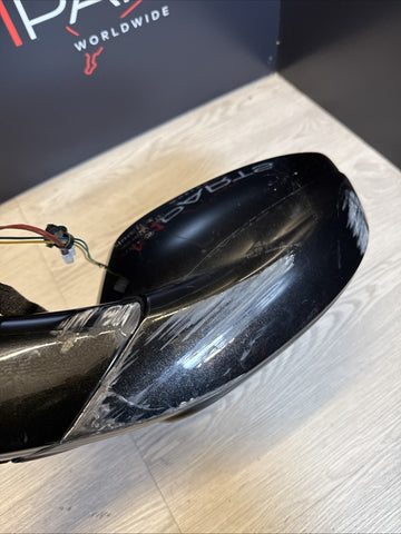 Ferrari 458 Italia, Right Passenger Door Side View Mirror, 81364310 Nero Daytona