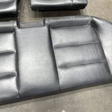 94-99 BMW E36 M3 Coupe Rear Back Rest Seats Vaders Black Leather Bench