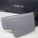 01-06 BMW E46 M3 Center Console Armrest Arm Rest Dove Grey Leather