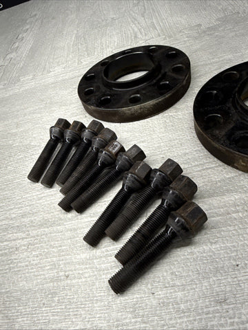 20MM Spacers + Extended Bolts PAIR 5x120 BMW E SERIES