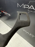 08-13 BMW E90 E92 E93 M3 Lower Steering Wheel Trim Cover Plate Alcantara