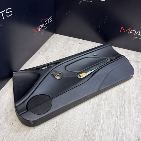 01-06 BMW E46 M3 PASSENGER RIGHT SIDE DOOR PANEL CARD BLACK OEM