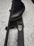 01-06 BMW E46 M3 CONVERTIBLE REAR SEAT ROLLOVER BAR TRIM COVER BLACK 8204279 OEM