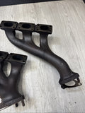 91-96 BMW E36 320 325 525 M3 M50 S50 Rear Engine Motor Exhaust Manifold Set OEM
