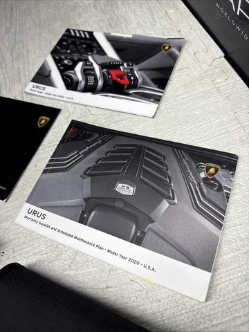 20-24 LAMBORGHINI URUS Books OWNER'S Manual Handbook Set Case OEM