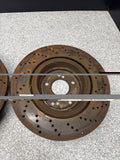 08-13 BMW E90 E92 E93 M3 Rear Left & Right Ventilated Brake Disc Rotor Set