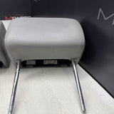 2001-2006 BMW E46 M3 Convertible Grey Rear Headrests Head Rests Pair OEM