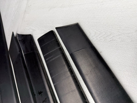 BMW E36 M3 Coupe 1992-1999 Black Door Mouldings Trims Set OEM