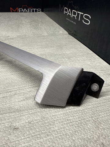 01-06 BMW E46 M3 Interior Center Radio Upper Dash Trim Brushed Aluminum *Tab