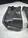 01-06 BMW E46 M3 LEFT RIGHT DRIVER FRONT BUMPER COVER GUARD BRACKET PAIR 2695247