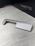 01-06 BMW E46 M3 Interior Left Dash Vent Trim Brushed Aluminum Broken Tab / Dent