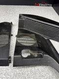 92-99 BMW E36 M3 325 Dead Pedal Kick Panels Speaker Cover Pair BLACK