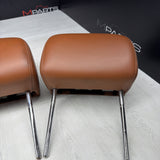 2001-2006 BMW E46 M3 Convertible Cinnamon Rear Headrests Head Rests Pair *Notes*