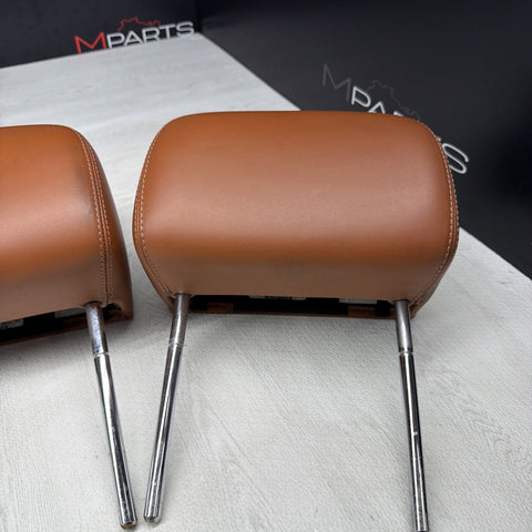 2001-2006 BMW E46 M3 Convertible Cinnamon Rear Headrests Head Rests Pair *Notes*