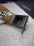 BMW E39 530i Wood Center Console Shifter Plate, Ashtray & Cover