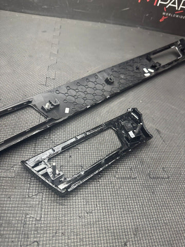07-13 OEM BMW E92 E93 335 M3 Wrapped Black Interior Trim Dash Panels