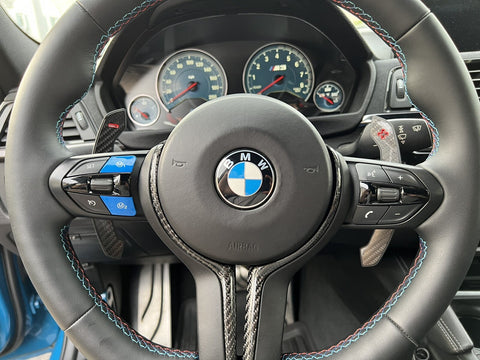 Carbon Fiber BMW F80 F82 F83 F90 G02 G20 G80 G82 G83 M3 M4 M5 M6 Paddle Shifters