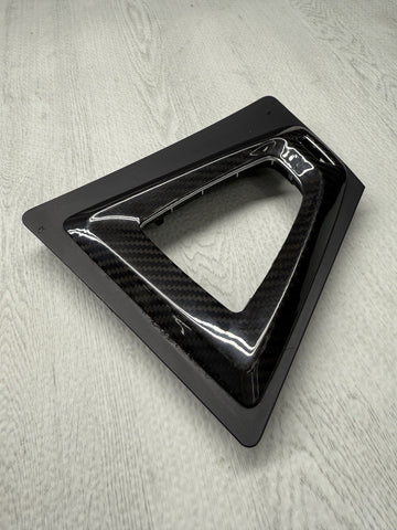 15-20 BMW F80 F82 F83 M3 M4 Center Dome DCT Shifter Plate + Carbon Fiber Overlay