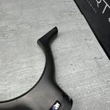 OEM 01-06 BMW E46 M3 Lower Steering Wheel Trim Cover Plate Titan Shadow Grey
